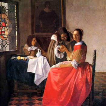 Girl with a Wine Glass by Vermeer