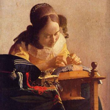 The Lacemaker by Vermeer