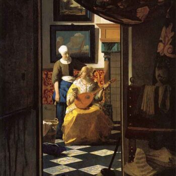 The Love Letter by Vermeer