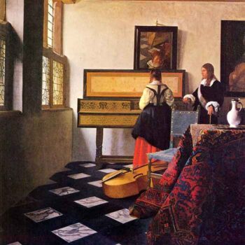 The Music Lesson by Vermeer