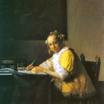 Woman in Yellow by Vermeer