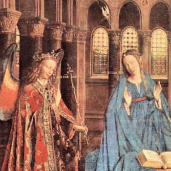 Mary's Proclamation by Jan Van Eyck