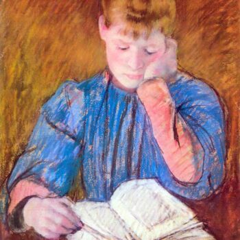 Thoughtful Reader by Cassatt