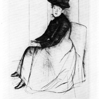 Thoughtfully by Cassatt