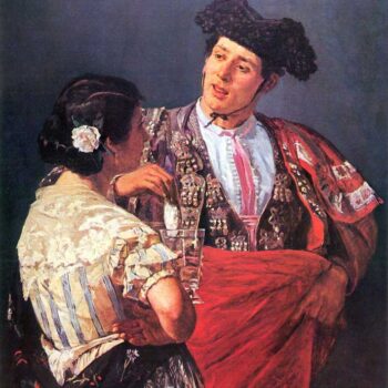 Torero and Young Girl by Cassatt
