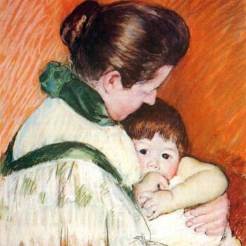 Woman and Child by Cassatt