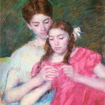 Woman and Girl by Cassatt