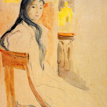 Young Girl Resting [2] by Morisot
