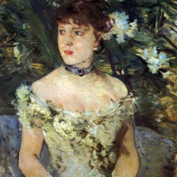 Young Woman in a Costume Ball by Morisot