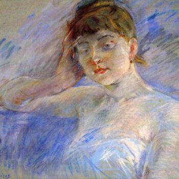 Young Woman in White by Morisot