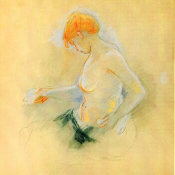 Young Woman, Drying by Morisot