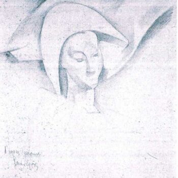 Head of a Harlequin (Cezanne) by Juan Gris