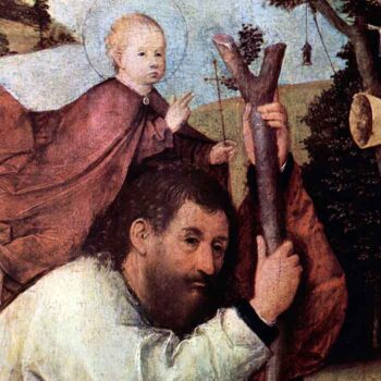 St. Christopher, Detail [2] by Bosch
