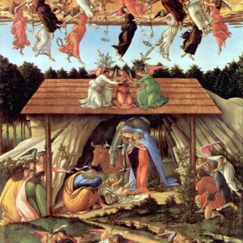 Birth of Christ (Mystic Birth) by Botticelli