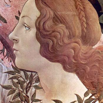 Birth of Venus Detail 2 by Botticelli
