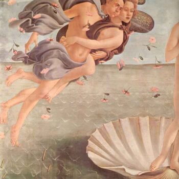 Birth of Venus Detail by Botticelli