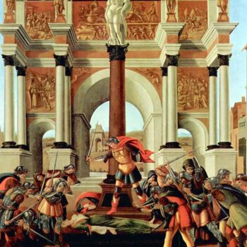 Death of Lucretia by Botticelli