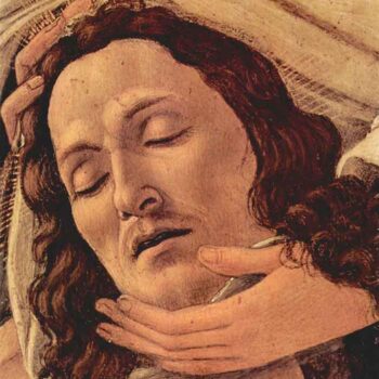 Lamentation of Christ [1] by Botticelli