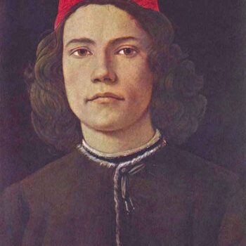 Portrait of a Young Man by Botticellli