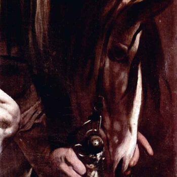 Conversion of Saul Detail by Caravaggio