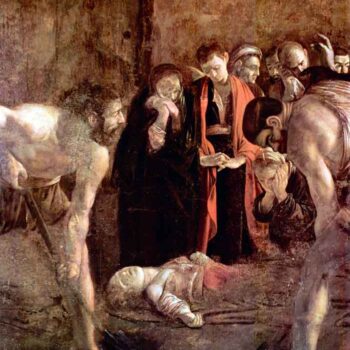 Funeral of St. Lucia by Caravaggio