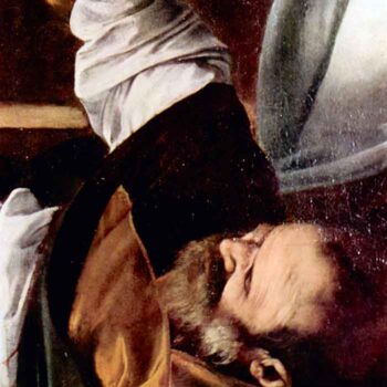 Martyrdom of St. Matthew Detail 3 by Caravaggio