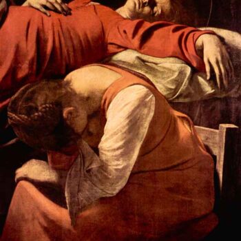 Mary's Death Detail by Caravaggio