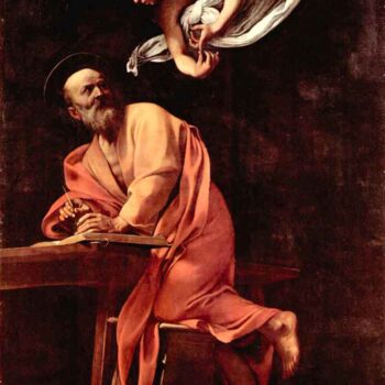 St. Matthew and The Angel by Caravaggio