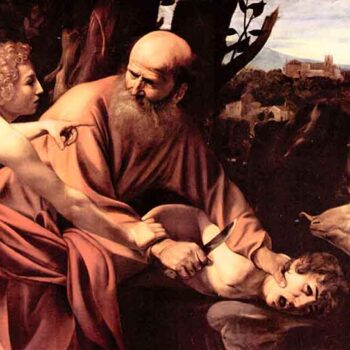 The Sacrifice of Isaac's by Caravaggio