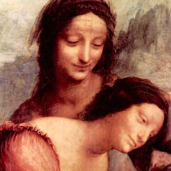 Anna Selbdritt 2 Detail by Da Vinci