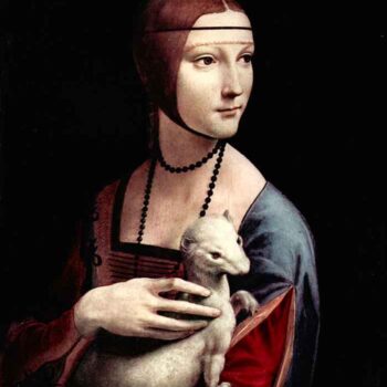 Portrait of a Lady with Ermine by Da Vinci
