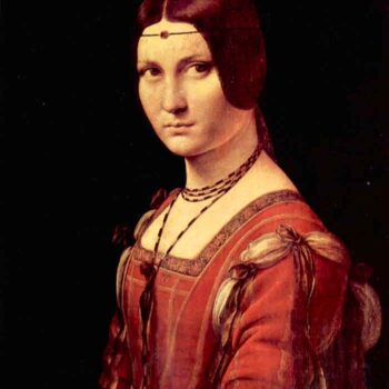 Portrait of a Young Woman (La Belle FerroniĚŁĺ¬Re) by Da Vinci