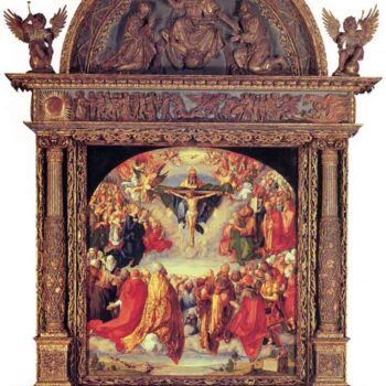 Adoration of The Trinity by Durer