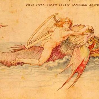 Ambras Art Book - Arion by Durer