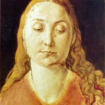 Head of Mary [1] by Durer