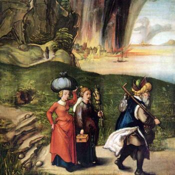 Lot's Escape by Durer