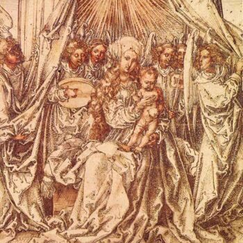 Madonna with Angels Under a Canopy by Durer