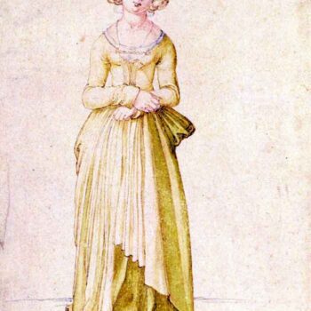 Nuremberg Virgin in Dance Dress by Durer