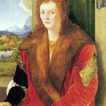 Portrait of an Unknown in Red by Durer
