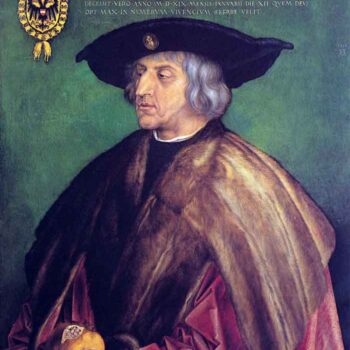 Portrait of Emperor Maximilianby Durer