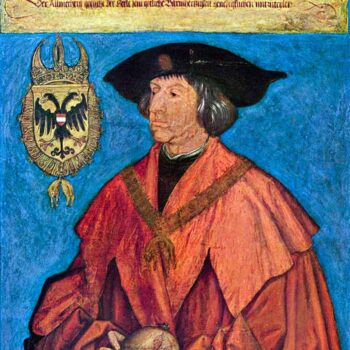 Portrait of Emperor Maximilians I by Durer