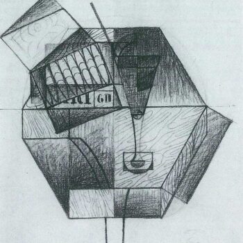 Still Life with Cigar Box by Juan Gris