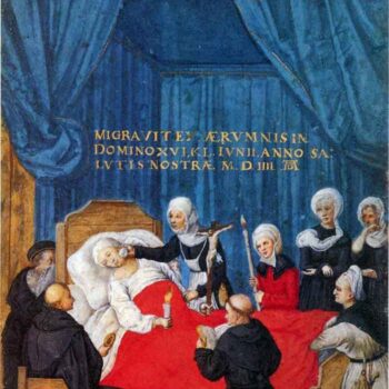 The Death of Crescentia Pirckheimer by Durer