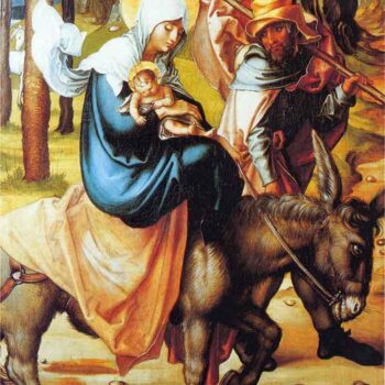 The Seven Mary's Pain - Flight Into Egypt by Durer