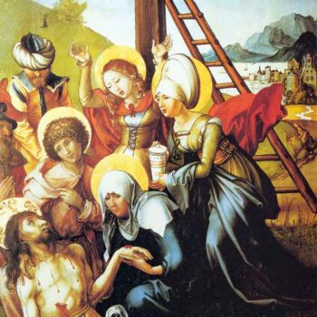 The Seven Mary's Pain - Lamentation of Christ by Durer
