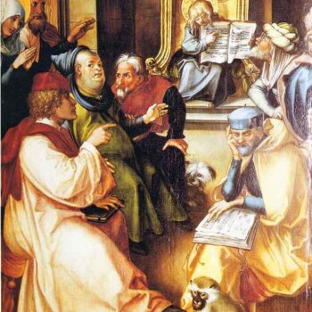The Seven Pain Assumption - The Twelve-Year-Old Jesus in The Temple by Durer