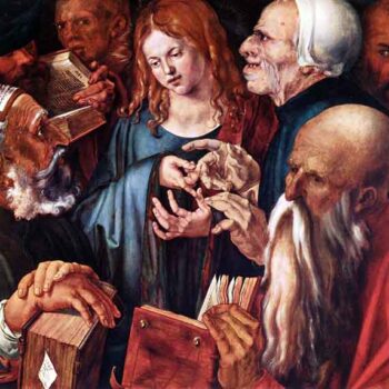 The Twelve-Year-Old Jesus Among The Scribes by Durer