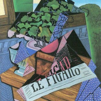 Still Life with Geraniums by Juan Gris