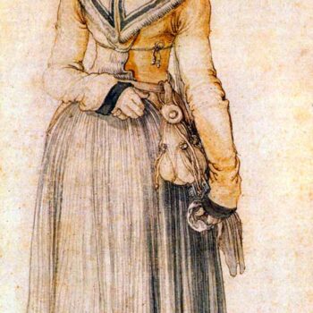 Woman in House Dress by Durer