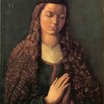 Woman with Curly Hair by Durer